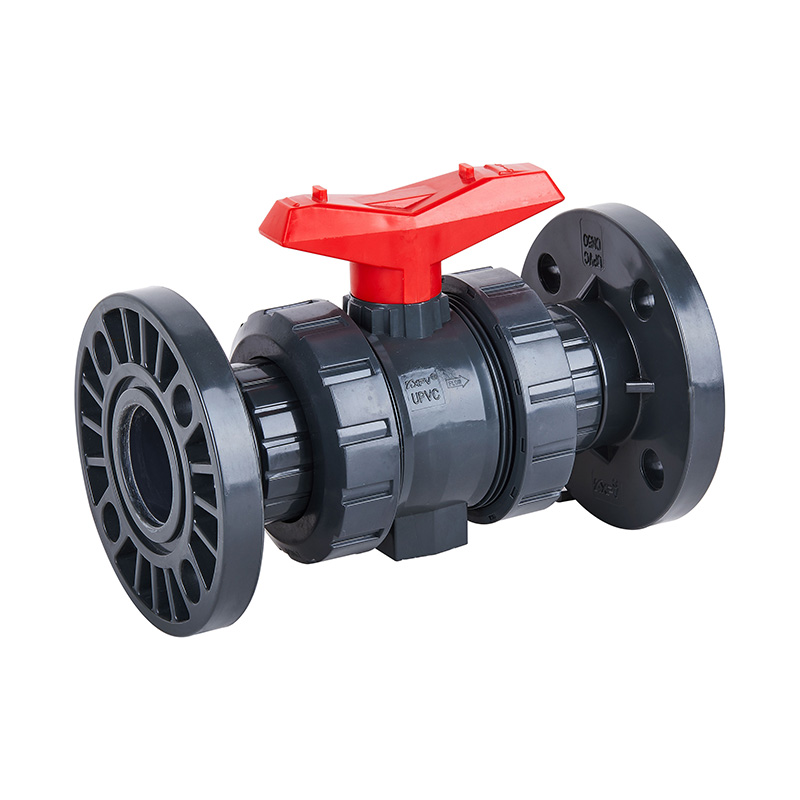 PVC-U Q41F-10U Bebibir Double Union Ball Valve DN15-100 GB Standard