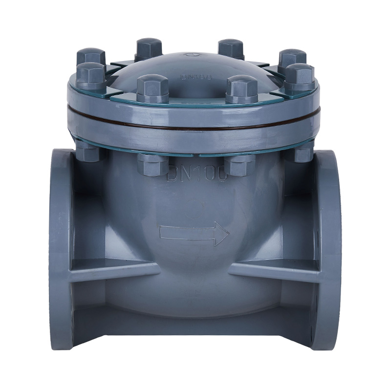 PVC-C H44F-10V Injap Semak Jenis Ayunan DN15-300 GB Standard