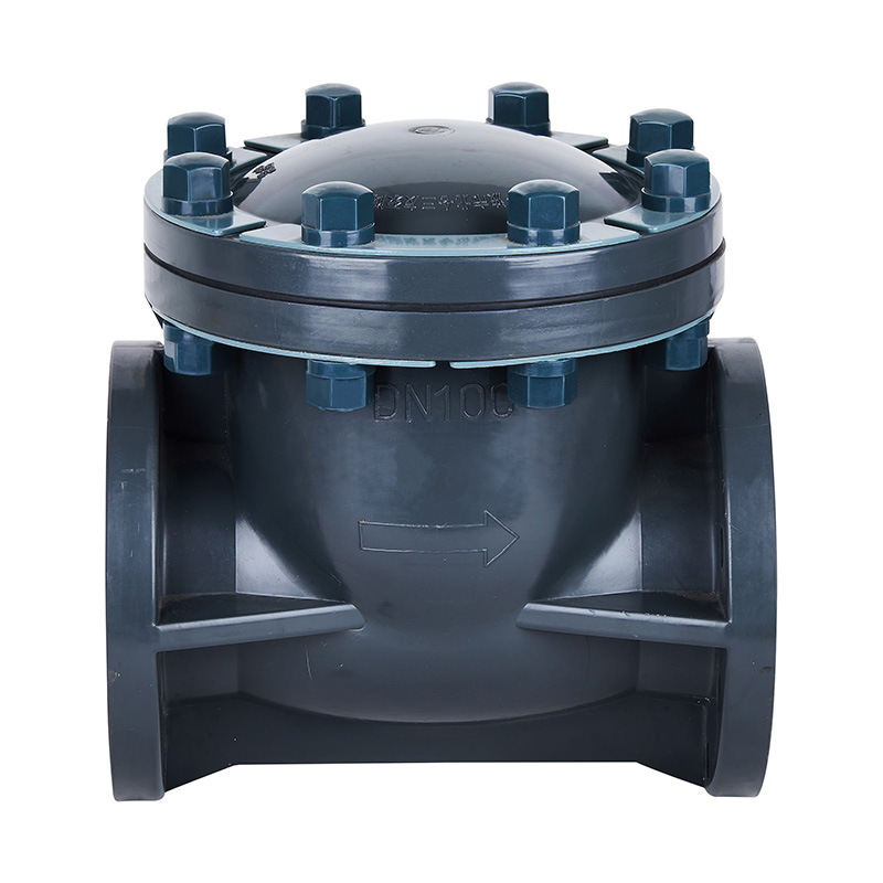 PVC-U H44F-10U Injap Semak Jenis Ayunan DN15-300 1/2'-12' Standard ANSI