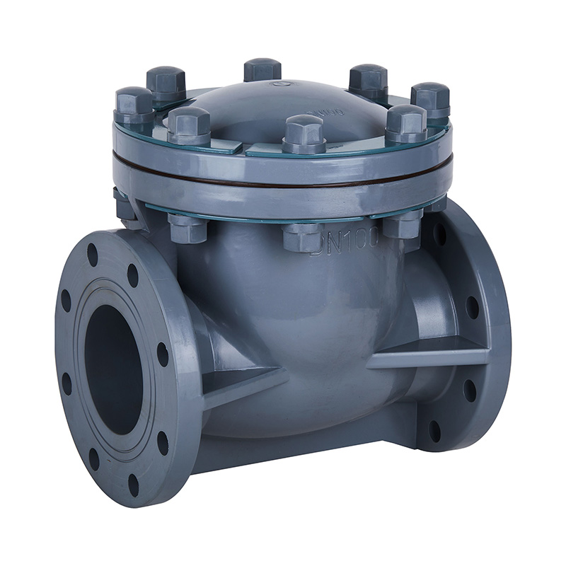 PVC-C H44F-10V Injap Semak Jenis Ayunan DN15-300 1/2'-12' Standard ANSI