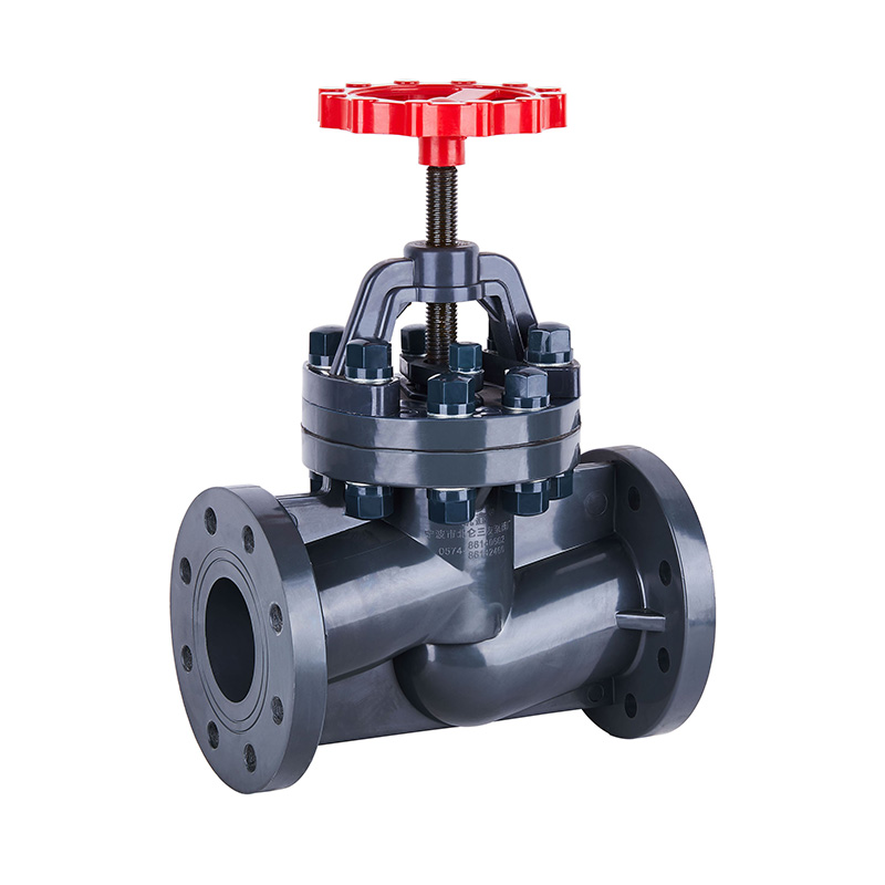 PVC-U J41F-10U Flange Jenis Glob Valve DN15-150 GB Standard
