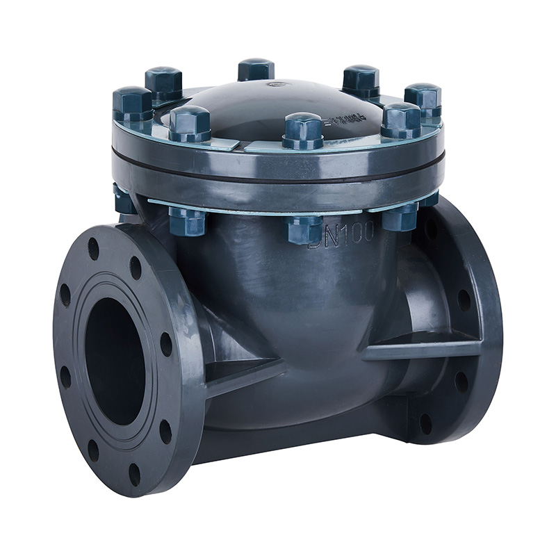 PVC-U H44F-10U Injap Semak Jenis Ayunan DN15-300 1/2'-12' Standard ANSI