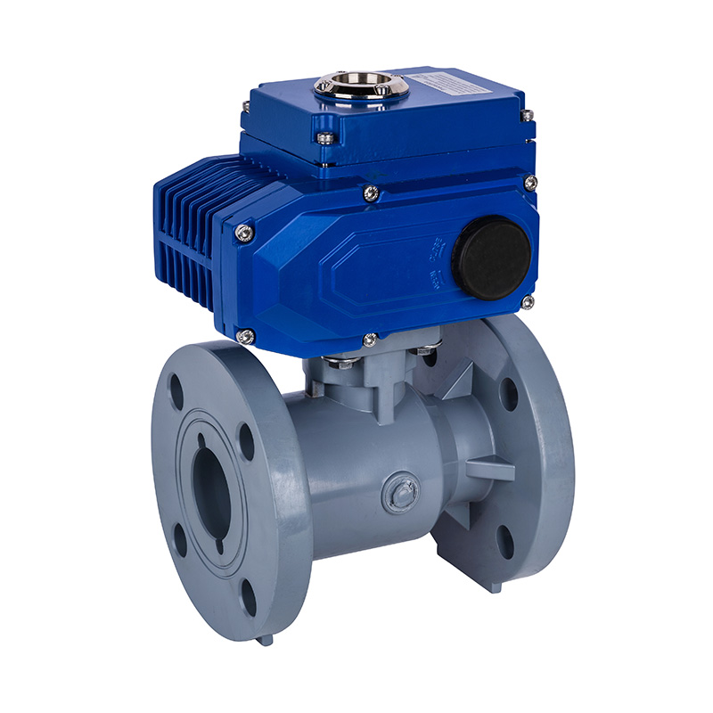 PVC-C D941F-10V Injap Bebola Elektrik DN15-300 GB Standard