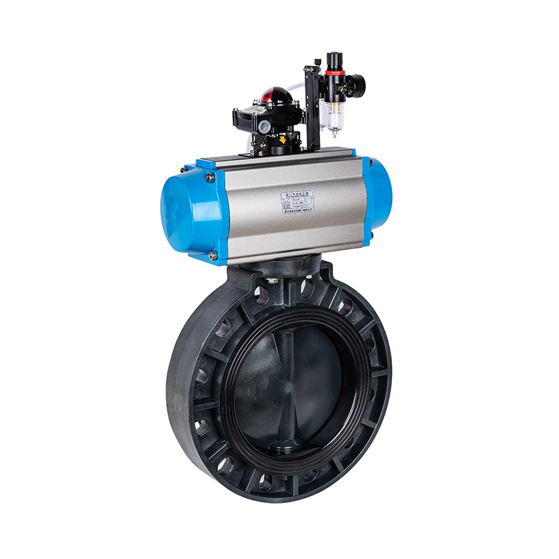 FRPP D671X-10S Pneumatic Butterfly Valve DN40-1000 40A-1000A JIS Standard