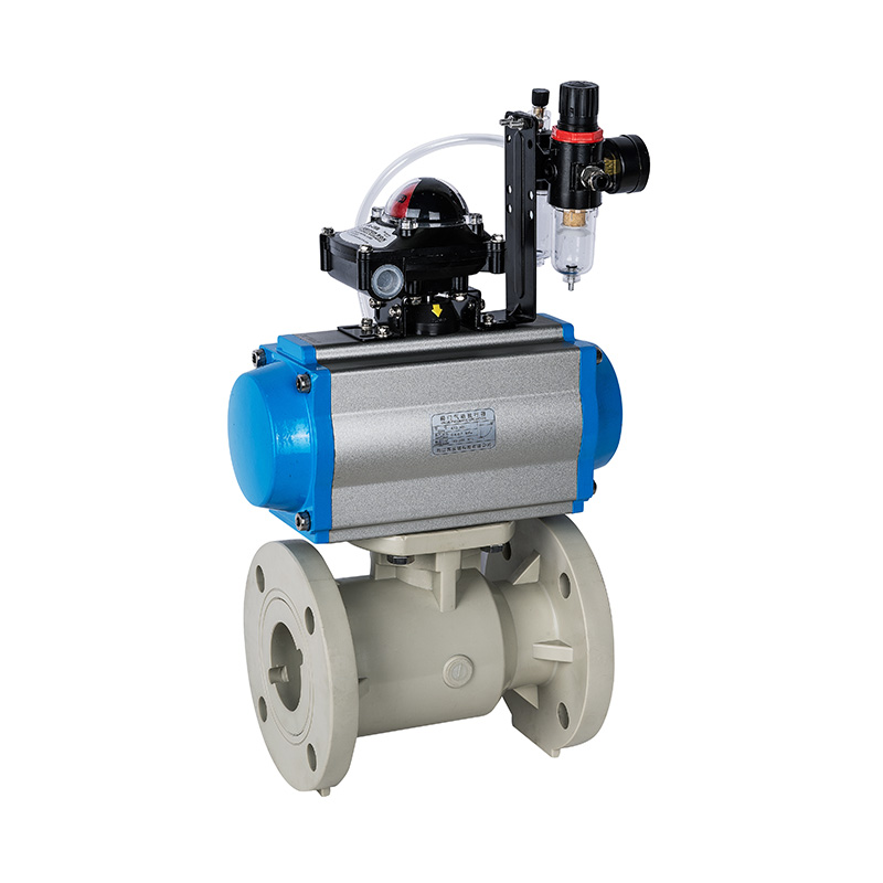 PPH Q641F-10S Pneumatik Flange Ball Valve DN20-300 20A-300A JIS Standard