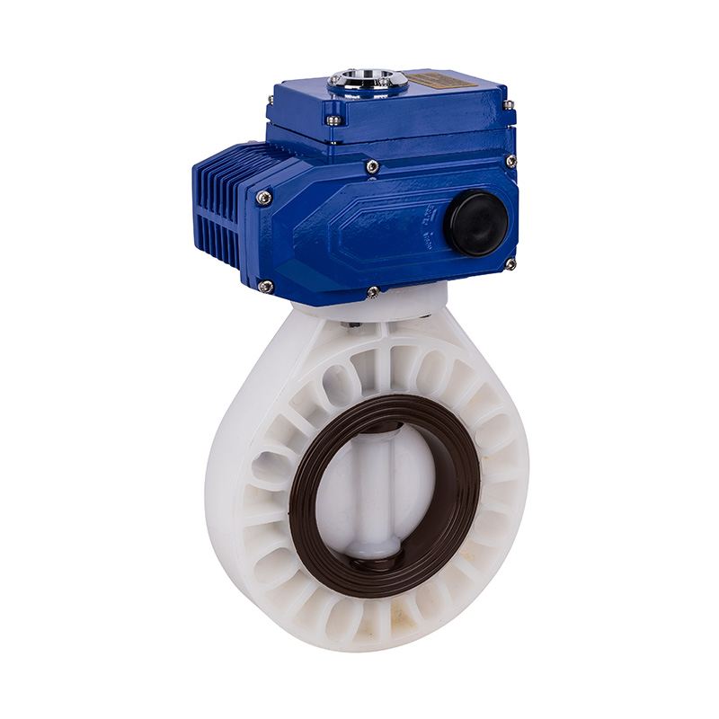 PVDF D971X-10F Electric Butterfly Valve DN32-1000 GB Standard